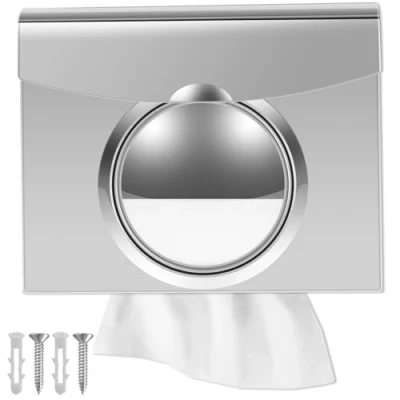 Image of Paper Towel Dispenser, Stainless Steel Hand Holder, Wall Mounted C Fold Commercial Dispenser for Kitchen Bathroom Hotel Resturant