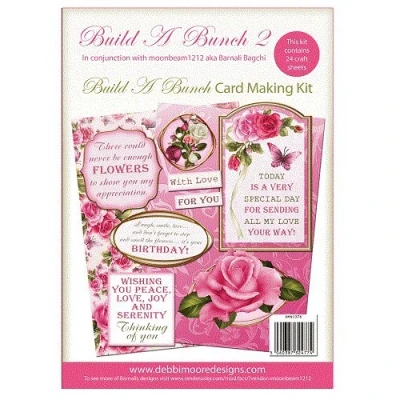 Image of Debbi Moore Build A Bunch 2 Card Making Kit (24 Sheets) Cardmaking Scrapbooking AM140