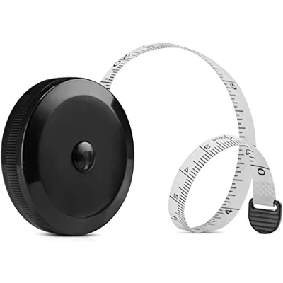 Image of TAPE Measure Body Retractable Double Sided Soft Measuring for Tailors Measurements Sewing Clothes Tailor 60 Inch / 150 cm (WHITE [SINGLE])