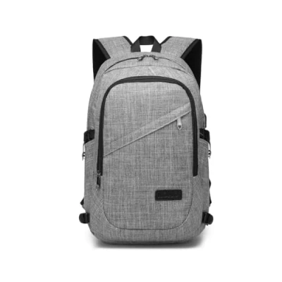 Image of Kono Travel Laptop Backpacks College Backpack for School Anti Theft 15.6 inch Rucksack with USB Charging Port Lightweight Computer Business Work Bag Men and Women (Gray)