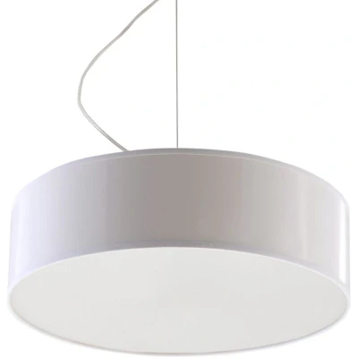 Image of Arena 2 Light Round Ceiling Pendant White, E27