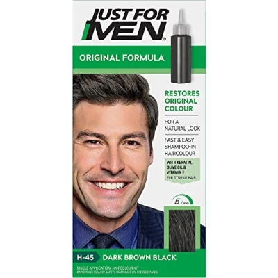 Image of Just for Men Shampoo In Hair Color Dark Brown 45