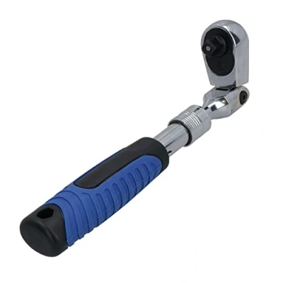 Image of AB Tools 3/8in Drive Telescopic Flexi Head Ratchet 72 Teeth Quick Release 250 350mm
