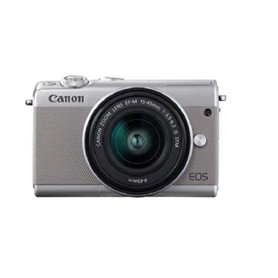 Image of Canon EOS M100 Mirrorless Camera with EF M 15 45 mm lens IS STM (Renewed)
