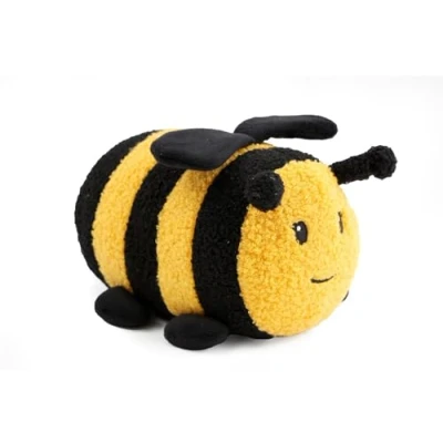Image of Plush Fluffy Bumble Bee Door Stop