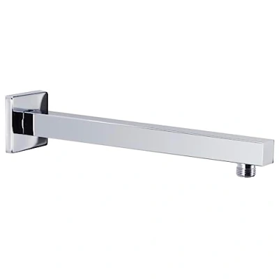 Image of vidaXL Stainless Steel 201 Shower Support Arm 30cm Stability Bar, Chrome Plated, Rust Resistant, G 1/2&quot; Connection