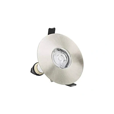 Image of Integral Evofire Fire Rated GU10 Downlight Satin Nickel 70 100mm Hole Size