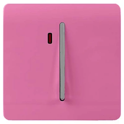 Image of Trendi Artistic Modern Glossy 45 A Tactile Light Switch &amp; Neon Insert