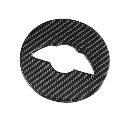 Image of Hlyjoon Car Steering Wheel Buttons 2PCS Carbon Fiber Trim Functional Button Interior Accessories Auto Styling for F55 F56 F60