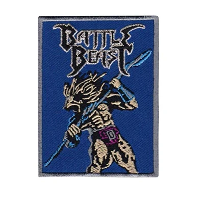 Image of Battle Beast Heavy Metal Band Patch Badge Embroidered Iron on Applique Souvenir Accessory