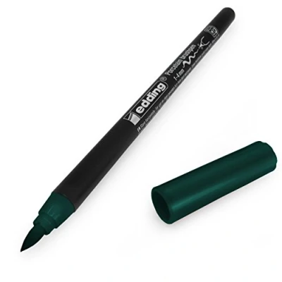 Image of edding 4200 Porcelain Brush Pen 1 4mm Tip Single Green #4
