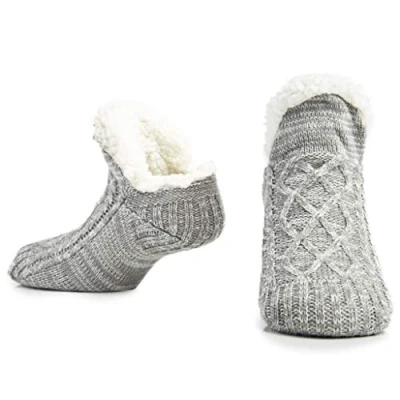 Image of CityComfort Slipper Socks for Women Teenagers, Cosy Warm Fleece Lined Bed Gifts Her (Purple)
