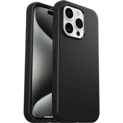 Image of Otterbox Symmetry MagSafe PC Back Cover Black Apple iPhone 15 Pro