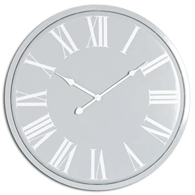 Image of Hill Interiors Rothay Large Wall Clock, Mixed, 80 x 5 3.08 cm