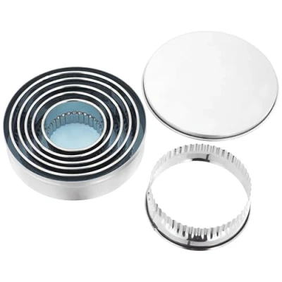 Image of Judge Round Cutters Crinkle Edge (Set Of Six)