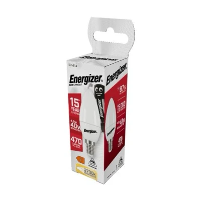 Image of Energizer LED Candle Opal Bulb Warm White 5.9 W S8851