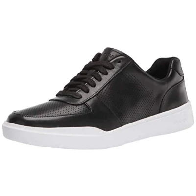 Image of Cole Haan Men&#039;s Crosscourt Modern Sneaker, Black, 8.5 Wide