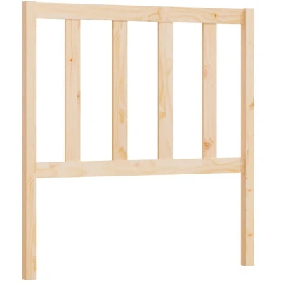 Image of vidaXL Bed Headboard 106x4x100 cm Solid Wood Pine