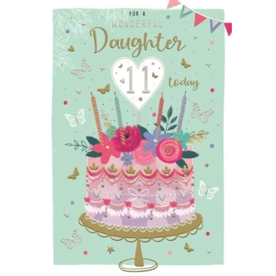 Image of For A Special Daughter on Your 11th birthday card 7330 CG