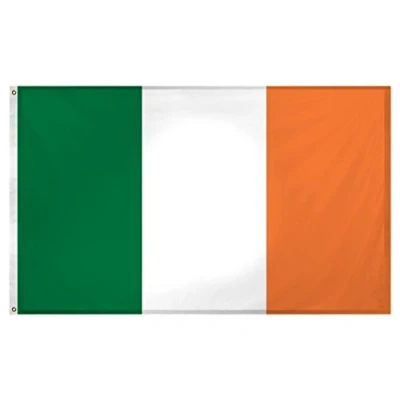 Image of SHATCHI 5ft x 3ft National Flags Events Pub BBQ Decorations for Rugby Cricket Football Sports 2023 World Cup Banner Fan Support Table Cover, Polyester, Ireland