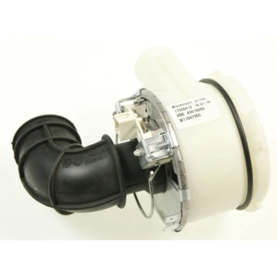 Image of Whirlpool 488000520796 flow through element dishwasher C00520796 heating 31.8 ohm + gasket