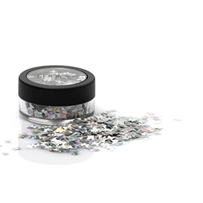 Image of Mylee All That Glitters [Vivacious] 101 Glitter Colour Choices DIY Nail Decoration, Holographic Dust Powder Ideal for Art &amp; Crafts
