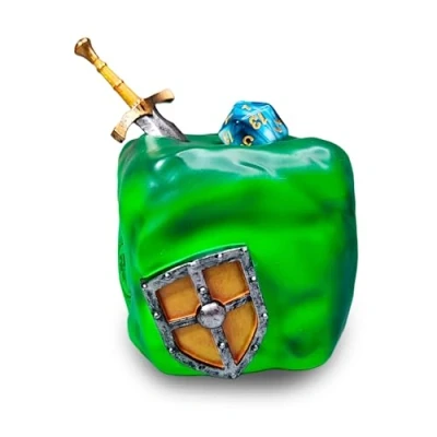 Image of DnD Dice Jail Gelatinous Cube, Prison, Time Out Punish your Polyhedric Dice, D&amp;D, Dungeon Master, Dungeons and Dragons.