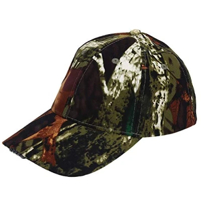 Image of LED Baseball Cap, Headlight Hat Breathable Hats Night Lighted Battery Powered Women Men Hands Free Sport for Dark Outdoor Fishing Jogging Camping Hip Hop Party Holiday.(Camouflage)