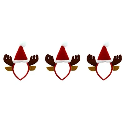Image of Zac&#039;s Alter Ego Pack of 3 Christmas Headbands/Head Boppers