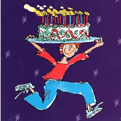 Image of Birthday Card Quentin Blake Cake Man!
