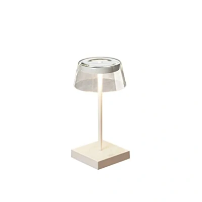 Image of Scilla Outdoor Effect Table Lamp USB 2700K, 3000K Dimmable White, IP54