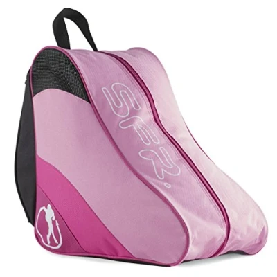 Image of SFR Unisex Adults Ice &amp; Skate Bag Ii Fabric and Beach, Pink (Pink), 24x15x45 cm (W x H L)