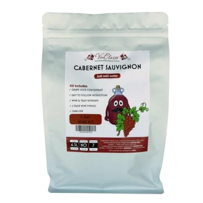 Image of VinClasse Cabernet Sauvignon 6 Bottle 7 Day Wine Ingredient Kit