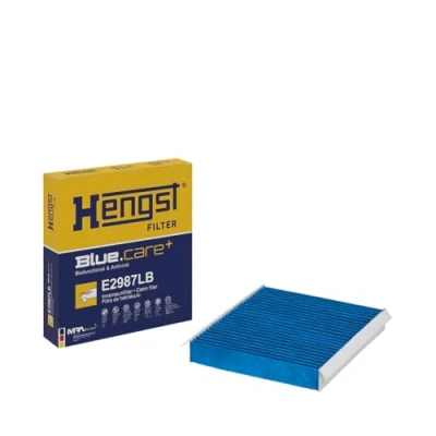 Image of 6000627090, 60020933499 Pollen FILTER HENGST E2987LB with antibacterial action 199mm 178mm 31mm FIAT: Tipo Hatchback, Estate