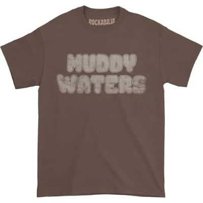 Image of Muddy Waters Men&#039;s Electric Mud Slim Fit T Shirt Brown, Medium