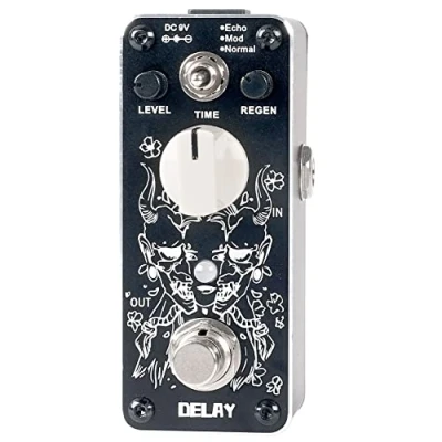 Image of Sondery Digital Delay Pedal 3 Modes of Echo Modulation and Normal, True Bypass Mini Size Art Design Series