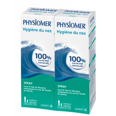 Image of Physiomer Nasal Hygiene Spray 2 x 135ml