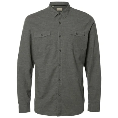 Image of SELECTED HOMME Men&#039;s SHNONEJAMES SHIRT LS Casual Shirt, Green (Green Gables), Large