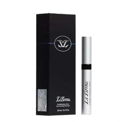 Image of LiBrow Purified Eyebrow Physician Formulated Serum for Fuller &amp; Thicker Looking Eyebrows Natural Enhancer Safe Sensitive Skin 90 Day Supply (3ml)