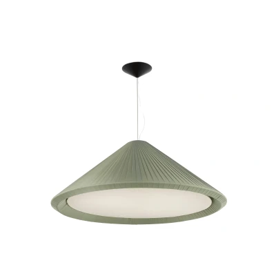 Image of Hue 4 Light Large Dome Ceiling Pendant Olive green, E27