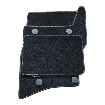 Image of Car Mat Set Compatible With Renault Megane CC (2002 2010) Prestige Carpet Mats, Hard Wearing, Non Slip, Tailored Mats