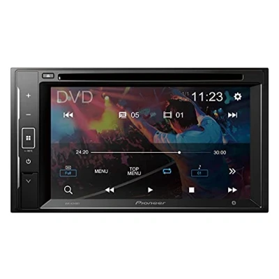 Image of Pioneer AVH A240BT Mechafree 6.2 touchscreen CD/DVD multimedia player with Smartphone Mirroring, Bluetooth, 13 band GEQ, advanced audio features and premium quality.