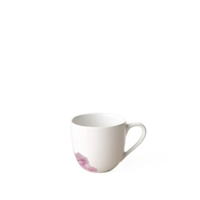 Image of Villeroy &amp; Boch Rose Garden Espresso Cup, 100 ml, Premium Porcelain, White/Pink