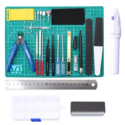 Image of NB Gundam Model Construction Tools Kit Craft Set 26 Pieces Hobby Assemble Building for Repair and Fixing