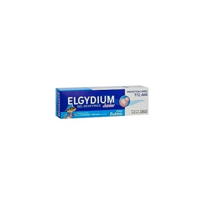 Image of Elgydium Toothpaste Gel Junior Decay Protection 7/12 Years Old Bubble Aroma 50ml