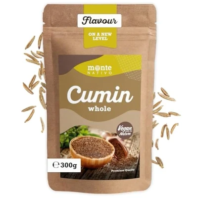 Image of Cumin Seeds Monte Nativo (300g) Seed whole perfect for Cooking Ideal Tea Gently dried Spices