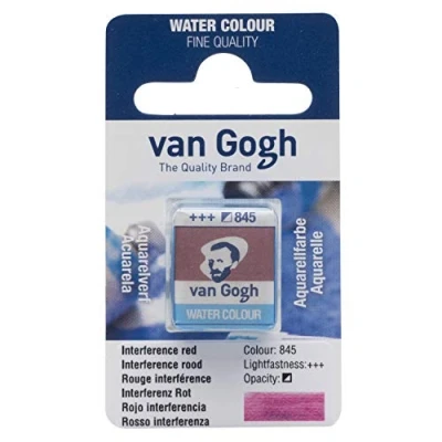 Image of Van Gogh Watercolor Half Pan Interference Red (20868451)