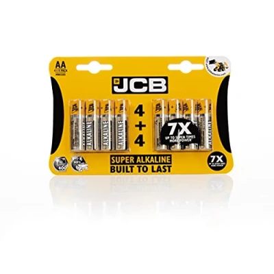 Image of JCB Super Alkaline Batteries 4 Plus AA