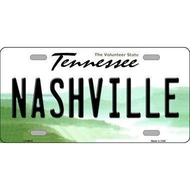 Image of DOGT Metal tin sign 8x12 inch Nashville Tennessee Novelty License Plate