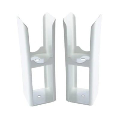 Image of Milano Alpha Single Double Vertical Horizontal Radiator Floor Mounting Feet White